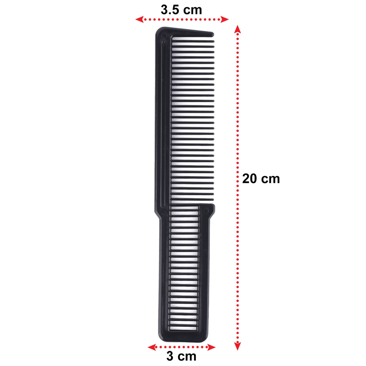 Fine Lines - Barber Comb with Special Handle - Professional Barbers Comb - Antistatic Comb - Heat Resistant