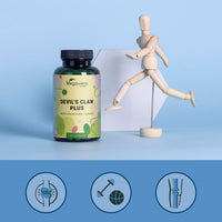 Vegavero Devil’s Claw | 4400 mg (8:1) Extract | NO Additives, Lab-Tested | with White Willow Bark & Ginger | Natural Joint Support | Harpagophytum with 2% Harpagoside | 120 Capsules | Vegan