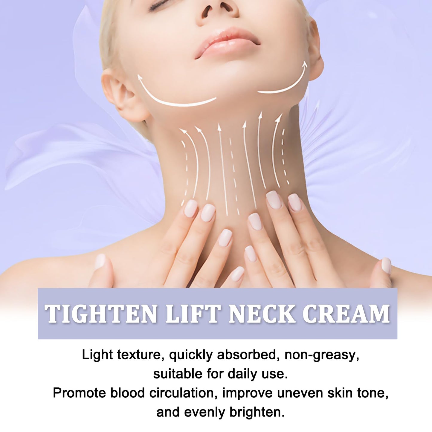 Katslyn Neck Firming Cream, Tighten and Lift Neck Cream, Neck Firming Cream Neck Tightening Cream, Moisturizer for Firm Youthful Skin for Face Neck 50ml (1pc)