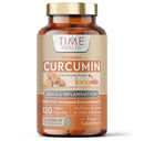 Time Health Longvida Curcumin - Clinically Studied - 285XAUC Increased Bioavailability - Vegan - Pullulan - UK Made - GMP Standards - Zero Additives