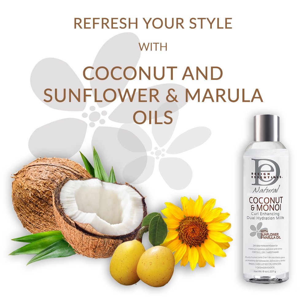 Design Essentials | Coconut & Monoi | Curl Hydration Milk - 8oz