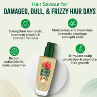 Vatika Naturals Ritual Hibiscus Olive Hair Oil |100 ml| Non-sticky Oil for Hair Growth| Contains Hibiscus, Olive, Rosemary & Sunflower Oil | Lightweight Hair Oil for Daily