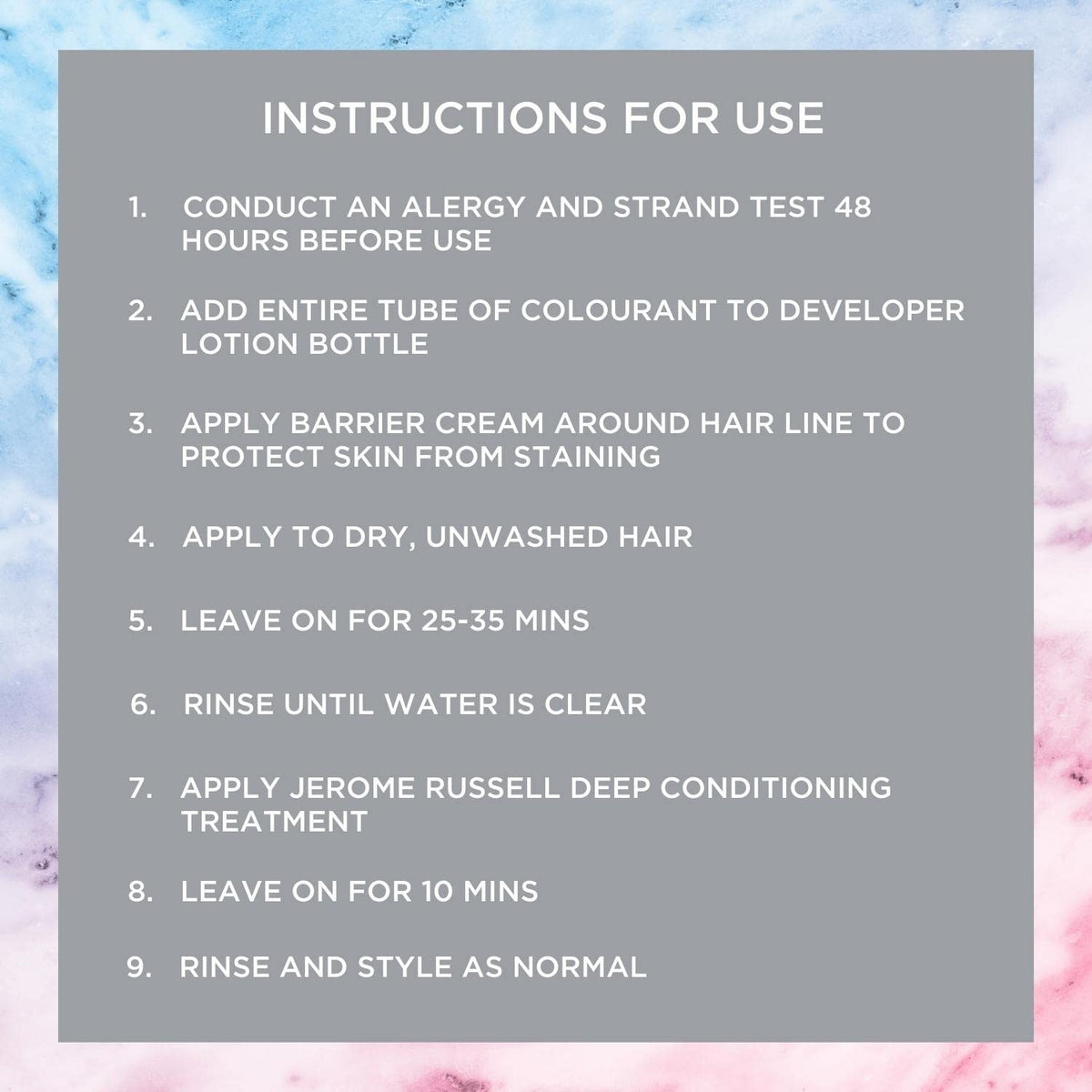 Jerome Russell ProColour Lightest Blonde 10.0 Permanent Hair Colour – Ammonia Free Hair Dye for Full Grey Coverage, Shine & Colour Retention with Brazil Nut Oil