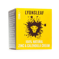Lyonsleaf Zinc and Calendula Cream 100% Natural - for spots, blemishes, breakouts, rashes, acne, perioral dermatitis, rosacea and nappy rash 120ml