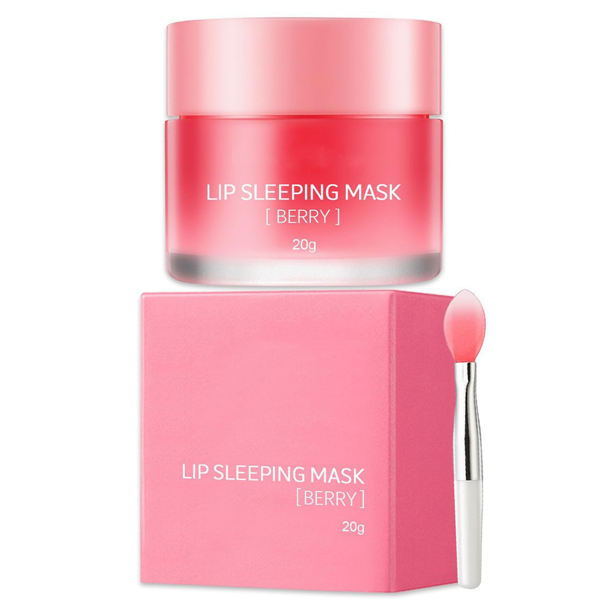 EONFAVE Lip Mask - Lip Sleeping Mask - Lip Sleep Mask Overnight Lip Skincare Lip Oils - Lip Moisturiser for Dry Chapped Peeling Cracked Lips Fades Lip Lines, Lip Balm for Moisture Lip Care