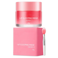 EONFAVE Lip Mask - Lip Sleeping Mask - Lip Sleep Mask Overnight Lip Skincare Lip Oils - Lip Moisturiser for Dry Chapped Peeling Cracked Lips Fades Lip Lines, Lip Balm for Moisture Lip Care