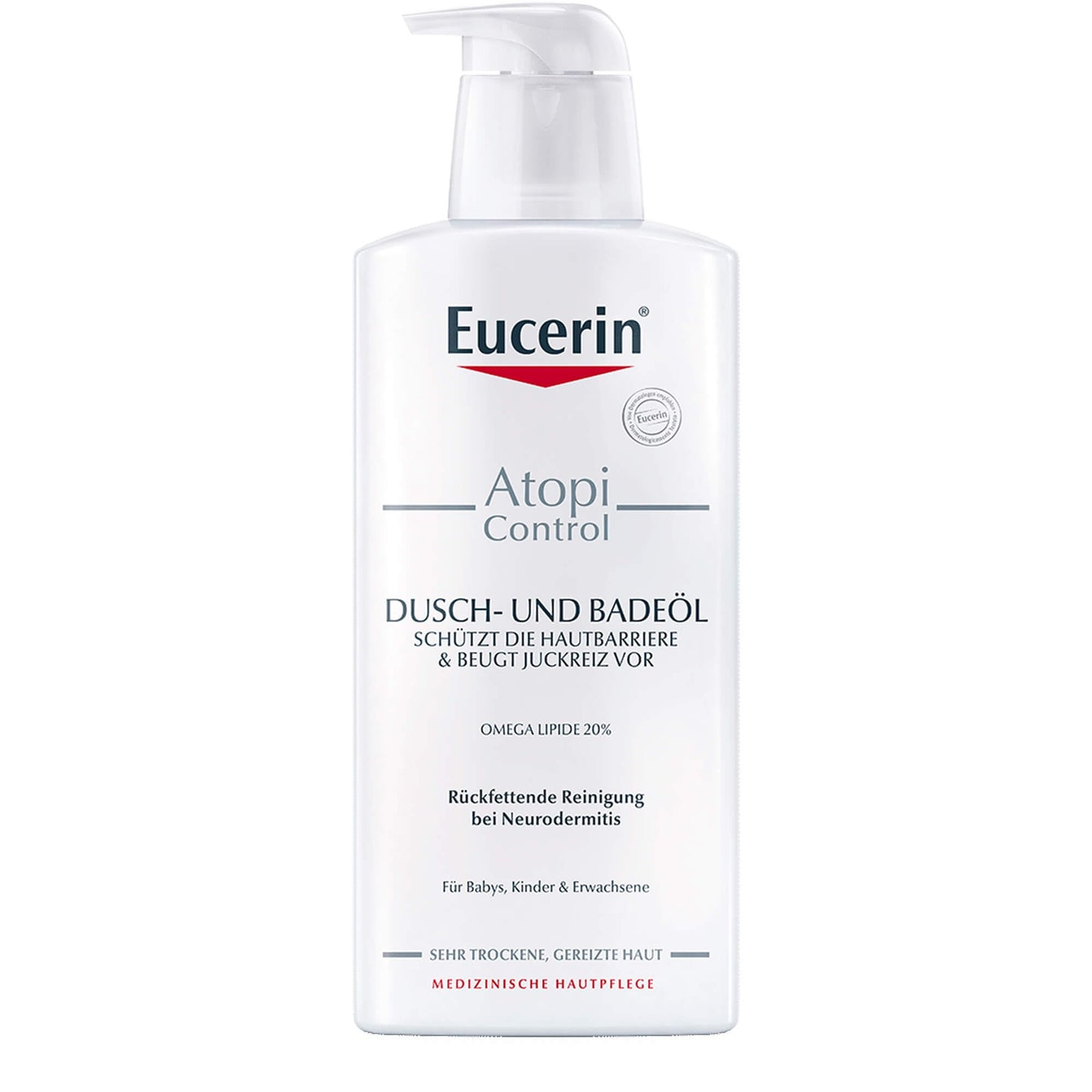 Eucerin AtopiControl Soothing Shower and Bath Oil 400ml Gel
