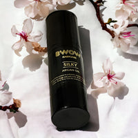 BWOW COSMETICS Silky Moroccan Argan Hair Oil Serum Vitamin E Oil, Essential Fatty Acids, Heavy Hair Oil for Dry Hair Splint Ends, Pure Argan Oil for Thicker, Longer, Stronger Hair.
