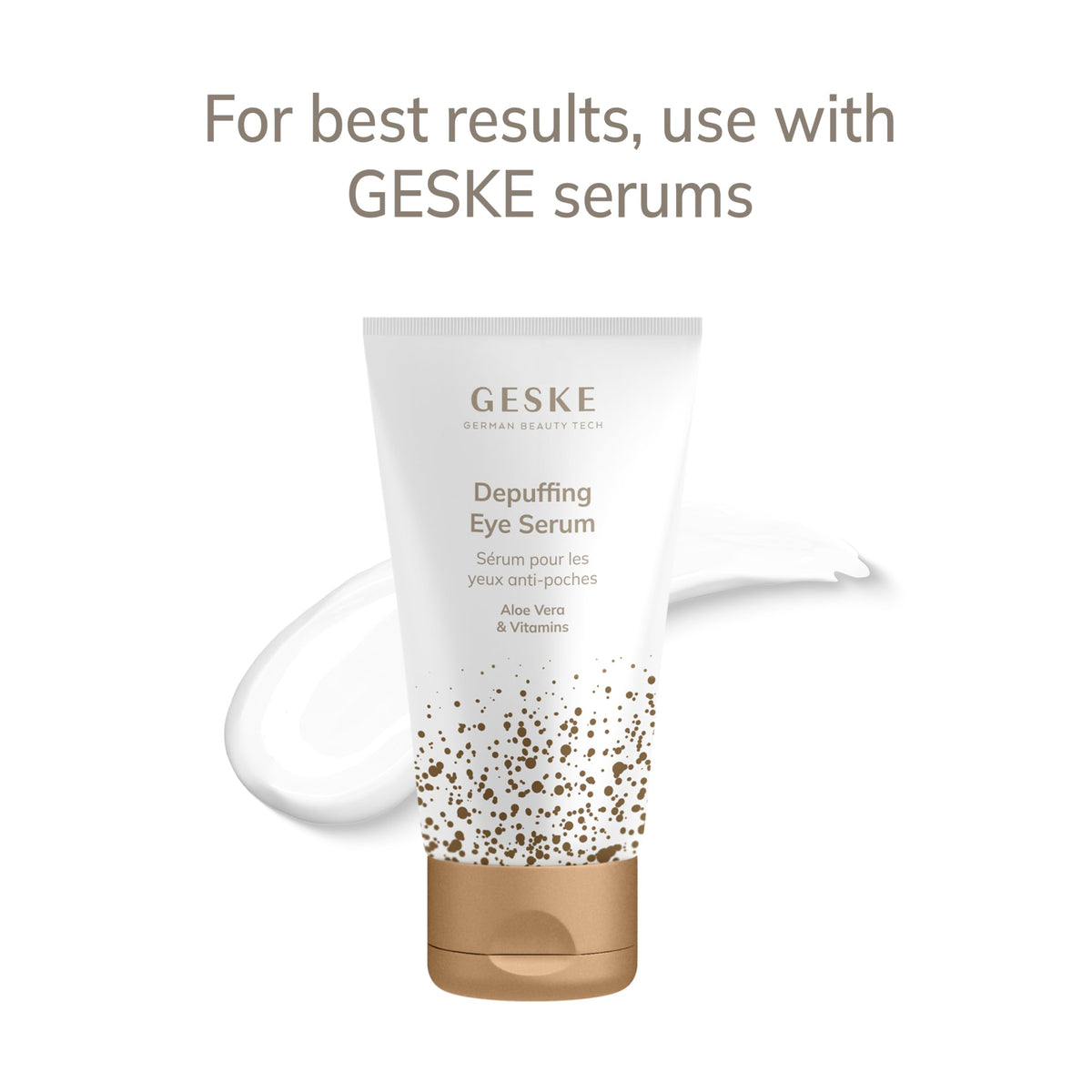 GESKE SmartAppGuided™ Warm & Cool Eye Energizer | 6 in 1 | Heated eye massager | Combat dark circles & under-eye bags | Refresh droopy eyelids | Anti-stress & relaxation | Sonic massaging
