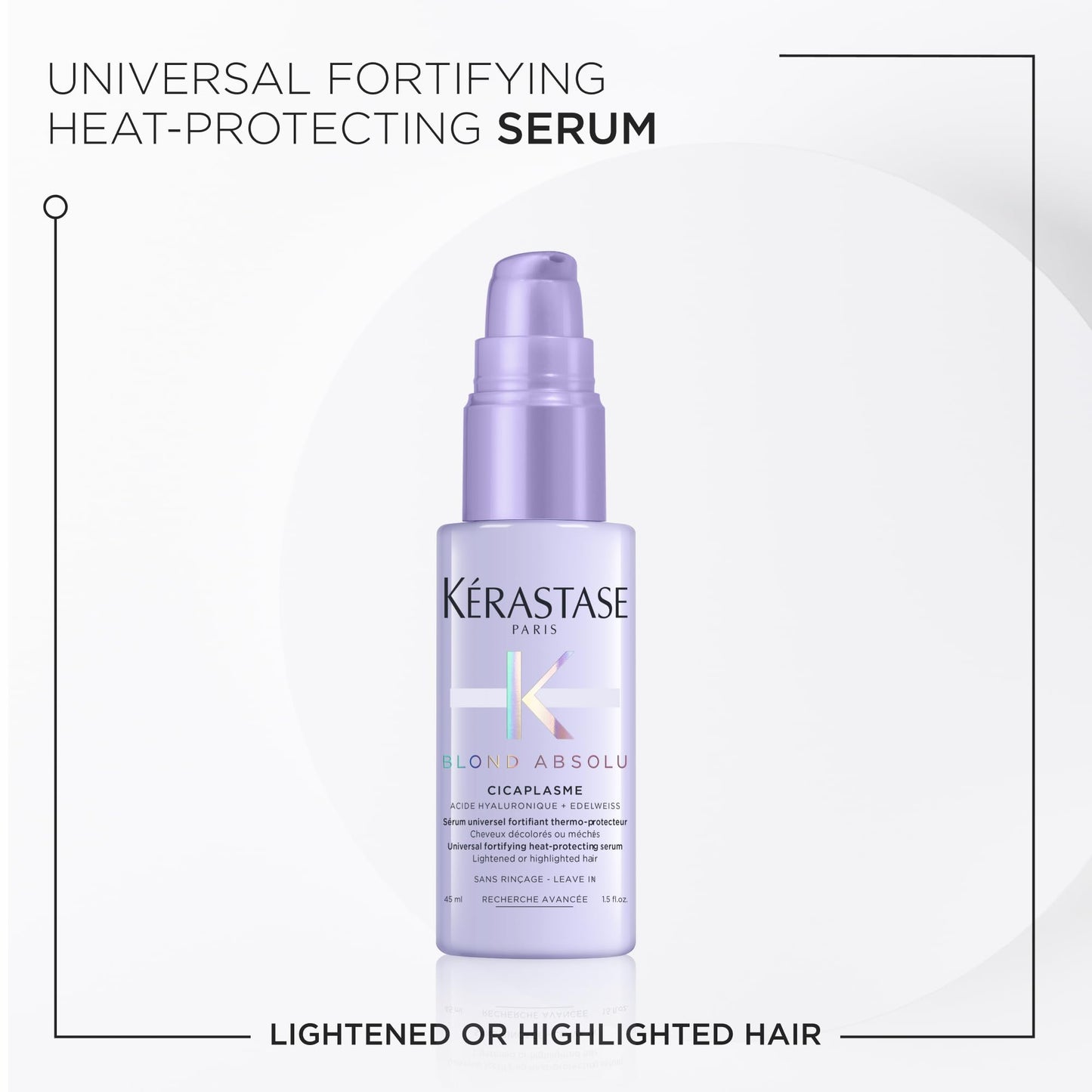 Kérastase Blond Absolu Discovery Set, With Illuminating Shampoo, Nourishing Conditioner and Fortifying Heat Protection Serum, With Hyaluronic Acid, For Blonde and Bleached Hair, Travel Size