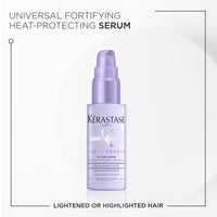 Kérastase Blond Absolu Discovery Set, With Illuminating Shampoo, Nourishing Conditioner and Fortifying Heat Protection Serum, With Hyaluronic Acid, For Blonde and Bleached Hair, Travel Size