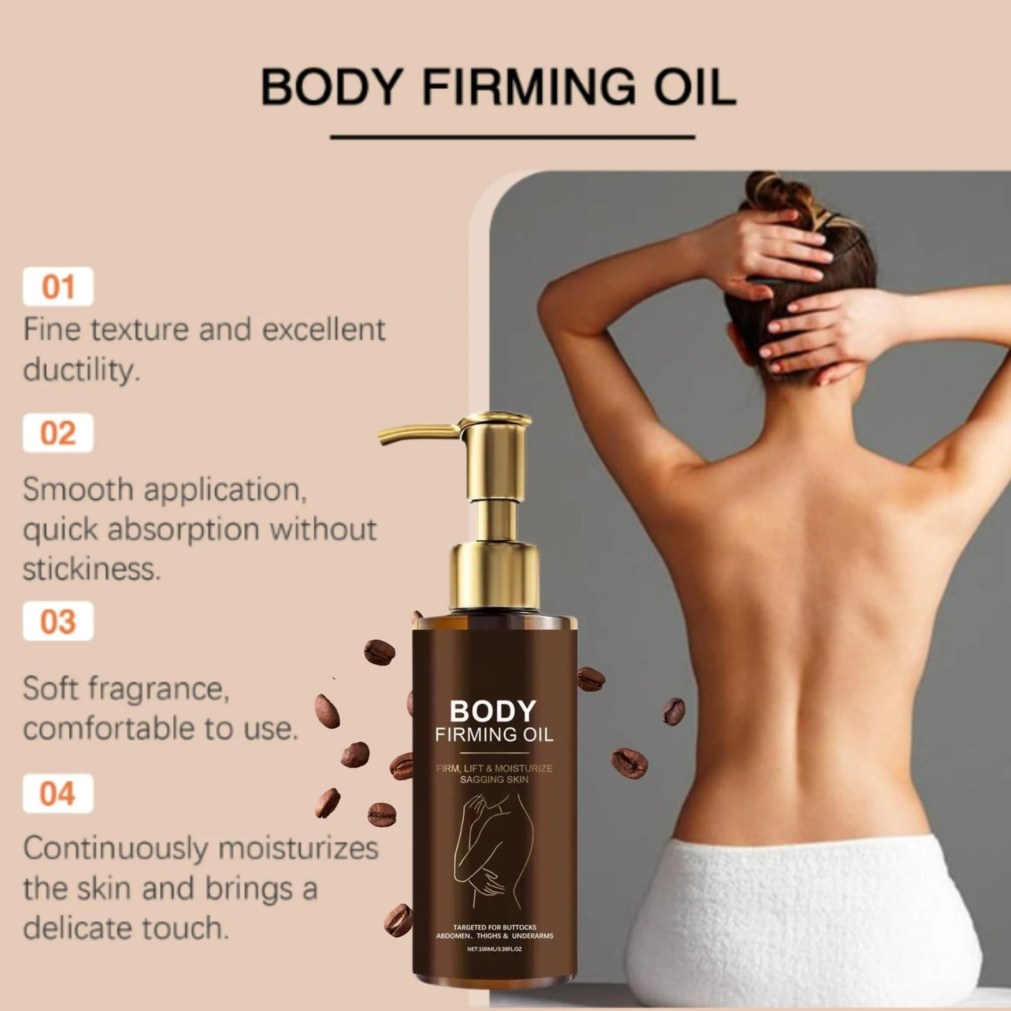 jinyue Glow Remedy O-il,Glow Remedy O-il Skin Tightening,Magic Body Firming Oil,Magic Luxury Body Firming Oil for Saggy Skin,Reduces Wrinkles, Fine Lines & Stretch Marks, 100ml