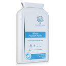 swiss bioenergetics Fibre Supplement 750mg Whole Psyllium Husk (not just Extract) - High Strength Natural Soluble Fiber Supplement from Plantago Ovata Plant Seeds, 90 Psyllium Husks Capsules - Made in UK & Vegan