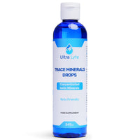 Ultra Lyte Trace Mineral Drops – 237 ml All Natural Complete Mineral Complex Food Supplement – 96 Days Supply – Electrolyte Drops – 72 Trace Minerals (8 oz)