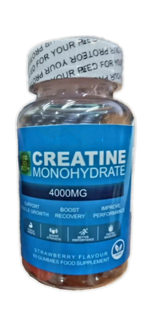 Generic Creatine Monohydrate, 4000 MG, 60 Vegan Gummies