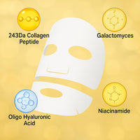 ZYNWEAI Collagen Face Mask, 4Pcs Bio Collagen Sleeping Mask, Overnight Hydration for Dry Skin, Deep Moisturising Anti-Aging Face Mask For Wrinkle Reduction, Skin Elasticity