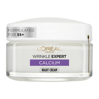 L'Oreal Paris L’Oréal Paris Wrinkle Expert Anti-Wrinkle 55+ Night Cream, Moisturiser works Overnight to Reduce Wrinkle Appearance, Moisturise, Firm Skin & Redefine Contours, formulated with Calcium, 50ml