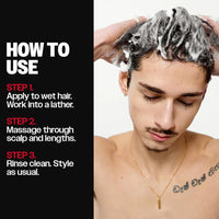 Slick Gorilla Daily 2 in 1 Men's Shampoo and Conditioner, Vegan, 200ml