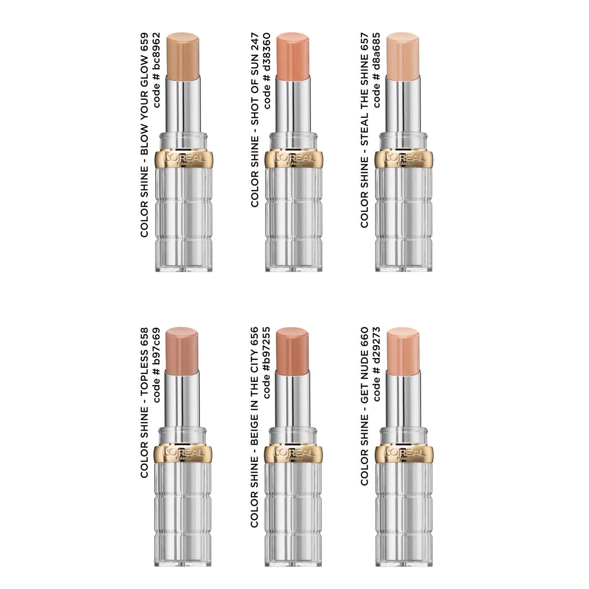 L'Oreal Paris Color Riche Shine Lipstick 656 Beige In The City