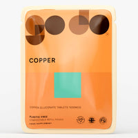Fitness Health Copper 1000mcg 120 Tablets - Nutritional Supplement - Vegans & Vegetarians - Healthy Lifestyle - Copper Gluconate Supplement