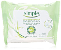 Simple Kind to Skin Eye Make Up Remover Pads Pack of 2