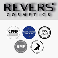 REVERS COSMETICS Eyebrow Tint Light Brown with Argan Oil and Castor Oil (Omega 6, Carotene, Vitamins A, E, F) Natural Result, Lasts Up to 4 Weeks, Up to 15 Applications