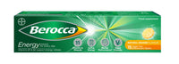 Berocca Vitamin C Effervescent Tablets, with Magnesium, Vitamin B12 and Vitamin B Complex (B1, B2, B3, B5, B6, B7, B9 and B12), Orange Flavour Tablets, 15 Tablets