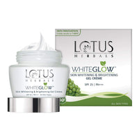 Lotus Herbals WhiteGlow Skin Whitening And Brightening Gel Cream | SPF-25 | 60g