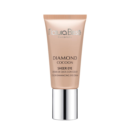 Natura Bissé Diamond Cocoon Sheer Eye | Tinted Eye Contour in Mini Format with Hyaluronic Acid | Hydrating and Rejuvenating Eye Cream | 0.3 oz - 10 ml