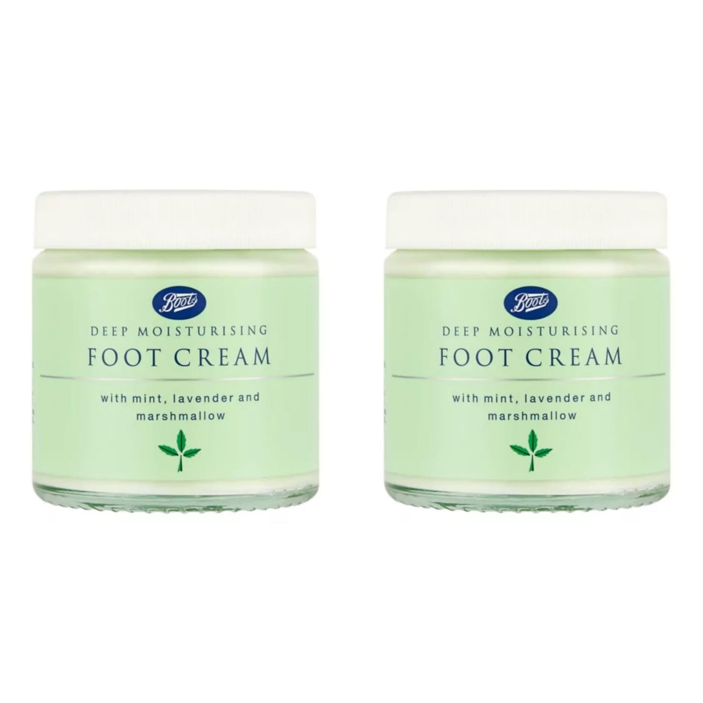 Boots | Deep Moisturising Foot Cream - With Mint, Lavender & Marshmallow | 100mL [ x2 Pack ]