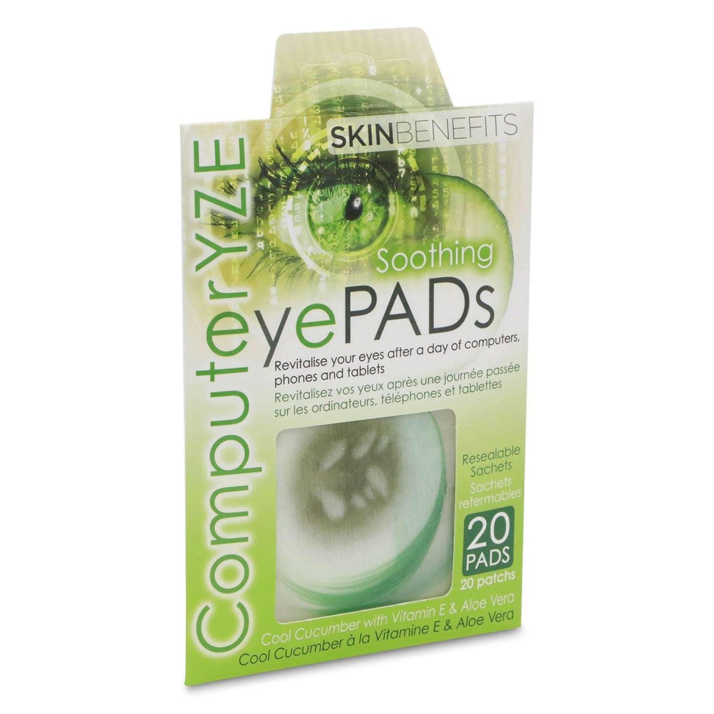 Computer Eyes - Cool Cucumber Eye Pads