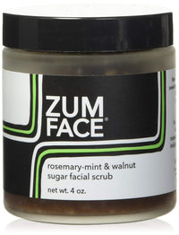 Indigo Wild - Zum Face Sugar Facial Scrub Rosemary-Mint & Walnut - 4 oz.