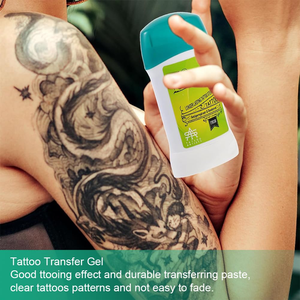 KARELLS Tattoo Transfer Cream Gel, Safe and Long-Lasting Tattoo Balm for Body Art Makeup Professional