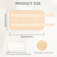 AUXHCYL Castor Oil Packs - Reusable Organic Caster Oil Wrap Kit for Liver Detox, Aid Sleep, Auxiliary Liver and Abdominal Muscles to Improve Circulation Digestion(Castor Oils Not Included)