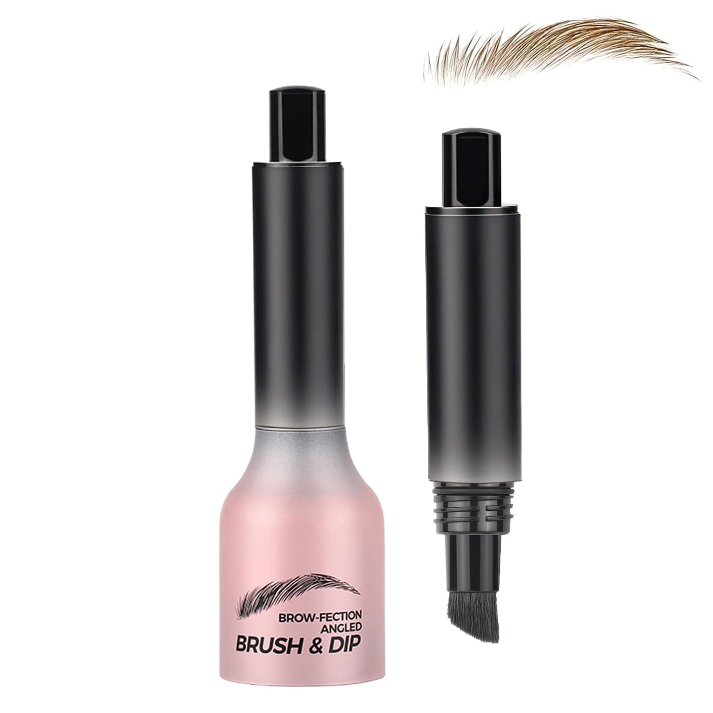 Shengqialun Upgraded Brow Pencil Brow-Fection Angled Brush & Dip, Beauty Brow Easy To Color, Eye Brow Pen Last All Day, Waterproof Eyebrow Pencil Liquid Eyebrow Pen for Women (Blond)