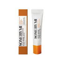 SOME BY MI V10 Hyal Lip Sun Protector 7ml Duo_SPF 15_Clear(original)_Hydrating Lip Balm with Shea Butter,Vitamins and Hyaluronic Acid_Moisture Protection_Reduching Wrinkles_Koeran skincare