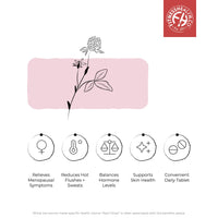 Fitness Health Red Clover Extract 1000MG 120 Tablet - Menopause and Hormonal Health Support - High Strength Isoflavone - Cardiovascular Health - Promote Skin and Hair Health