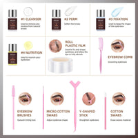 SHEBEEDO Brow Lamination Kit Premium Eyebrow Lamination Kit With Keratin Premium Eyebrow Lift Set Shaping For 3d Natural Fuller Thicker Wild Eyebrows 6 Weeks Long Lasting Results Professional Salon Results