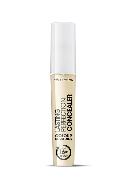 Collection Cosmetics Lasting Perfection Colour Correction Concealer, Reduces Dark Circles and Redness, Lemon