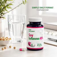 Hepatica SOYA Isoflavones 60mg | Standardised to 40% Isoflavones | 90 Vegan Capsules | 3-Month Supply | 3rd Party Lab Tested