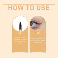 Generic 24hr Waterproof Eyeliner, Smudge Proof & Sweat Resistant Formula, Highly Pigmented Eye Liner for Long Lasting Wear, Dual Sharpenable Design for Precise or Smoky Looks, Smooth (Black)