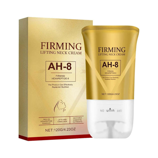 Generic AH-8 Firming Neck Cream, Tighten and Lift Neck Cream with Double Roller Massage, Reduce Wrinkles Fine Lines And Double Chin, Firm and Lift Sagging Skin(120g)