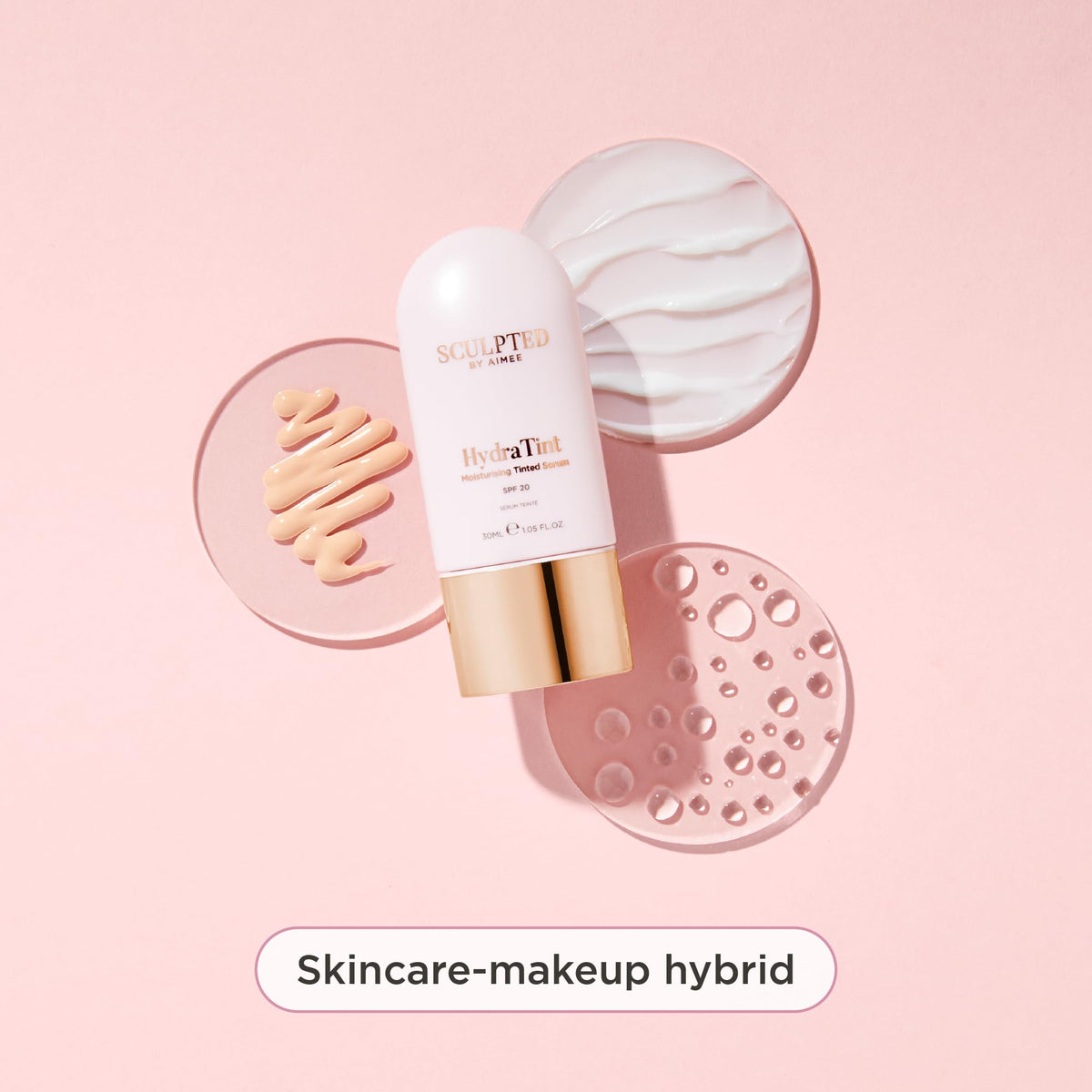 SCULPTED by Aimee HydraTint Moisturising Tinted Serum from Sculpted by Aimee - 2-in-1 Makeup and Skin-Perfecting Skincare Formula with SPF 20