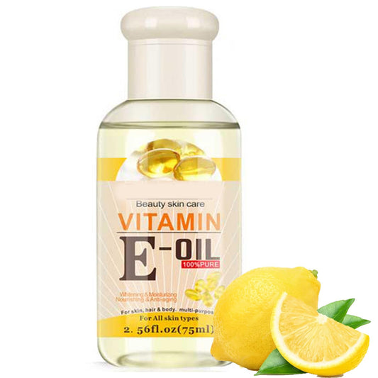 DMQ Vitamin E Skin Oil,Anti Aging Face Oil and Serum,Face Massage Oil,Vitamin E Body Oil for Dry Skin,Antioxidant & Relieve itchy Skin,Hydrating Body Oil,Body Oil Moisturiser-Gentle Massage Face&Body-75ML