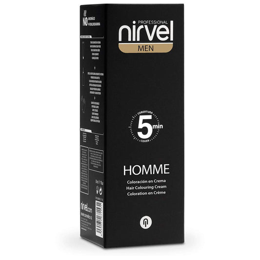 Nirvel G3 Dark Grey Men Hair Colour Kit, Covers Grey Hair in 5 minutes, Ammonia Free, Greys & Browns