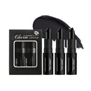 SHEBEEDO 3PCS Black Face Paint Stick, Sweat Proof & Water-Resistant Body Paint,Easy to Color Halloween Long-Lasting Black Lipstick, Ideal for Sports & Makeup with Face Paint Sticks