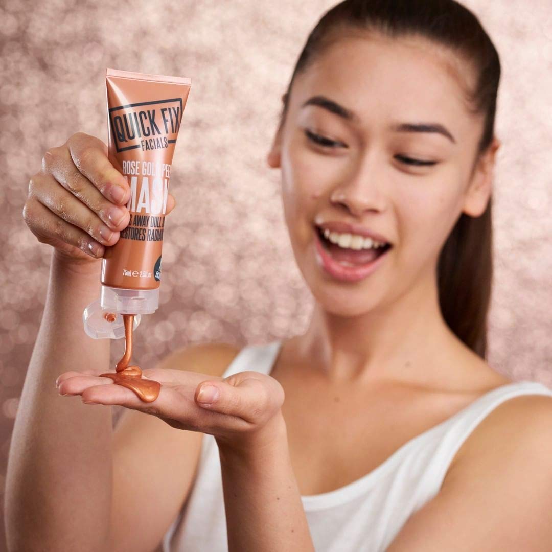 Quick Fix Facials Rose Gold Peel Face Mask, 75 ml