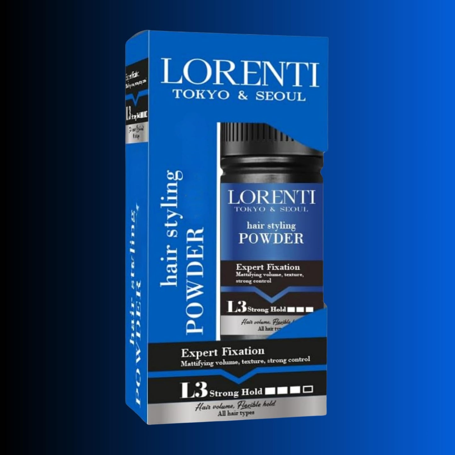 Lorenti Hair Styling Powder Wax L3 | Intense Volume | Mattifying Volumizing Texturizing | Strong Hold 20gr