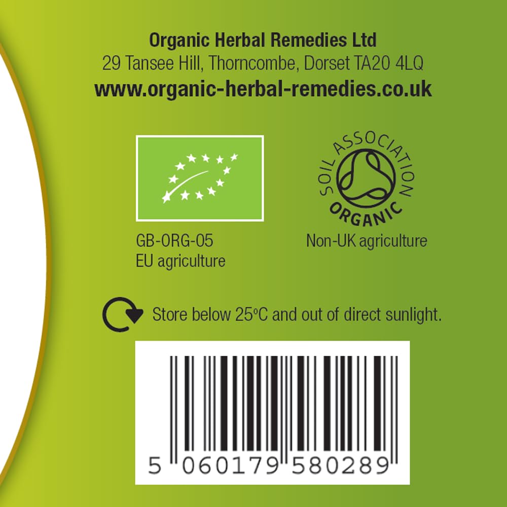 Organic Herbal Remedies Red Clover Tincture, 100 ml