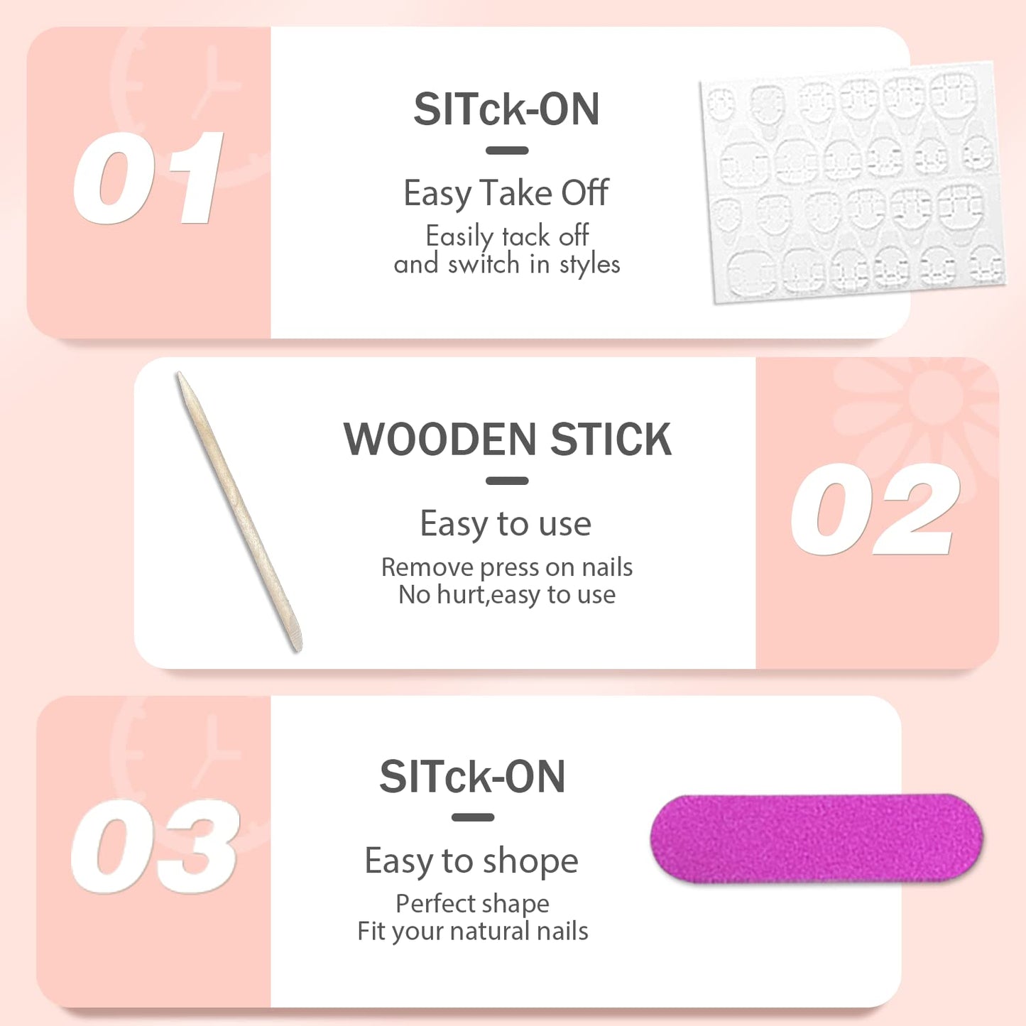 KQueenest Nude Toe Nails False Short Square, Glossy Gel Fake Toe Nails, Pure Color Press on Toes Nail, Acrylic Toe Press on Nail for Women Summer Beach Daily Wear in 24 Pcs